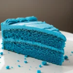 blue velvet cake mix slice