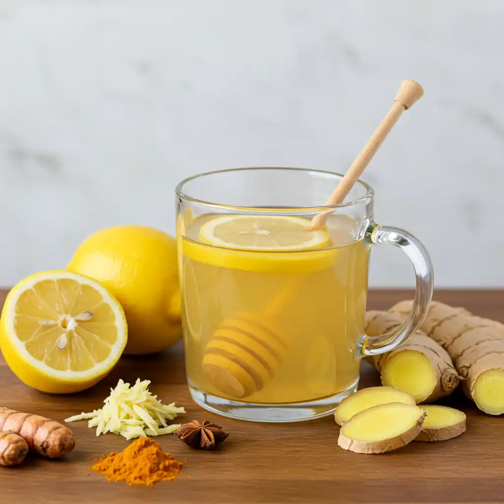 Natural Mounjaro recipe for weight loss with lemon, ginger, and honey