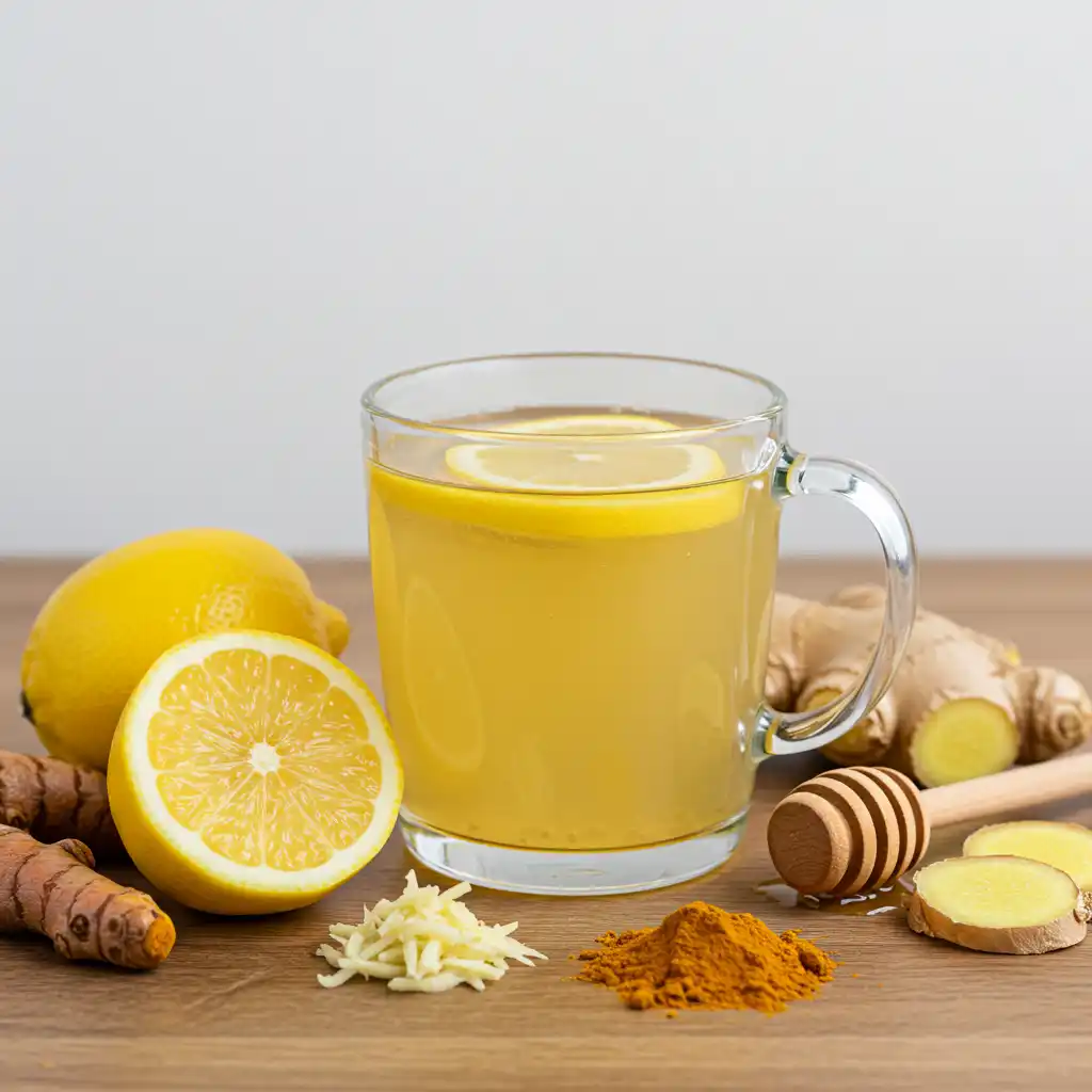 Natural Mounjaro recipe for weight loss with lemon, ginger, and honey