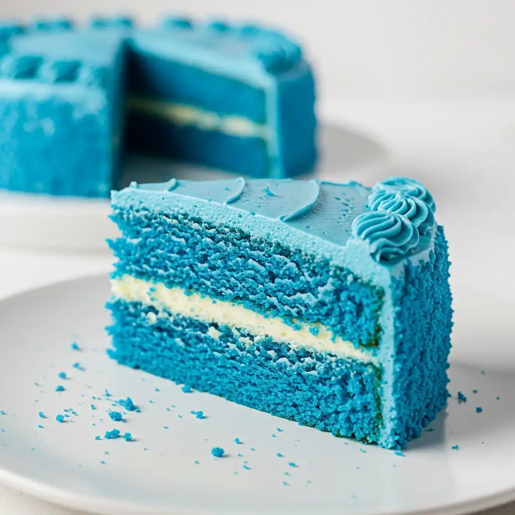 Storing blue velvet cake